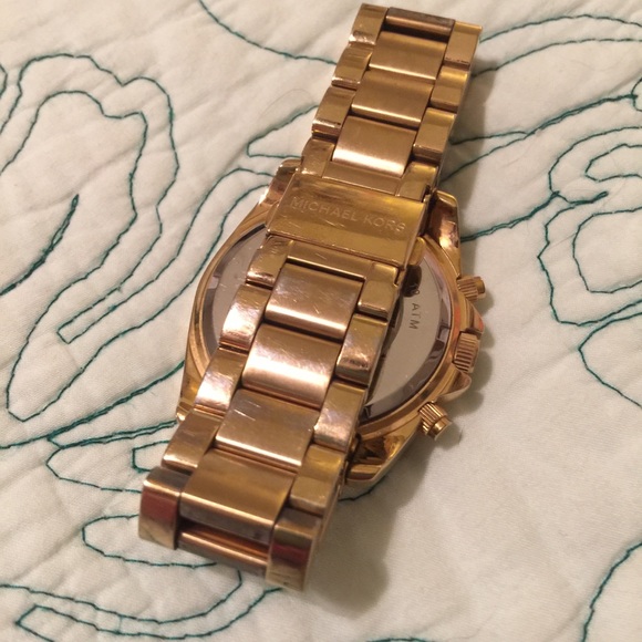 Michael Kors 'Blair' Gold-Tone Chronograph Watch - Picture 5 of 7